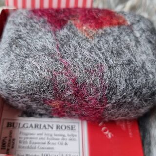 Bulgarian Rose felted soap